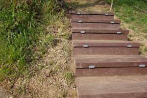 Escaleras de jardín y montaña Escalera de jardín (6 peldaños)