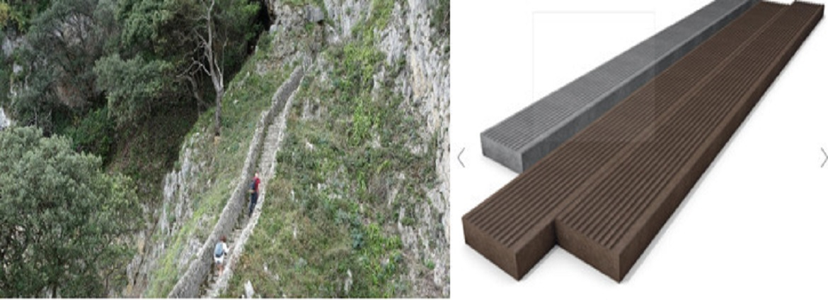 Escaleras de jardín